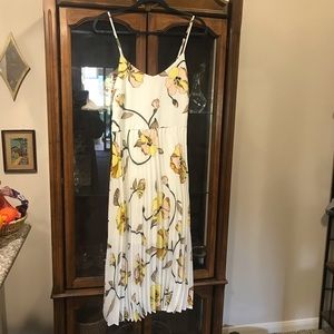 Floral Pleated Dress